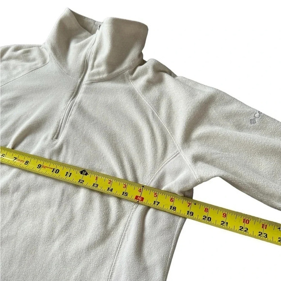 Women’s Columbia Cream Color Lightweight Fleece Size Large - Picture 2 of 5